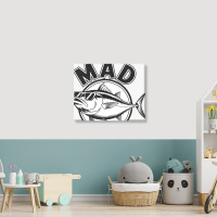 Quotes Mad Tuna Landscape Canvas Print | Artistshot