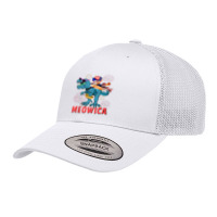 4h Of July Meowica Ca Riding Rex Dinosaur Usa Flag Boys Retro Trucker Cap | Artistshot