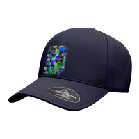 Marine Biologist Ocean Life Drawing Seahorse Seamless Cap | Artistshot