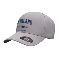 Fairland Oklahoma Ok Vintage Athletic Navy Sports Design Seamless Cap | Artistshot