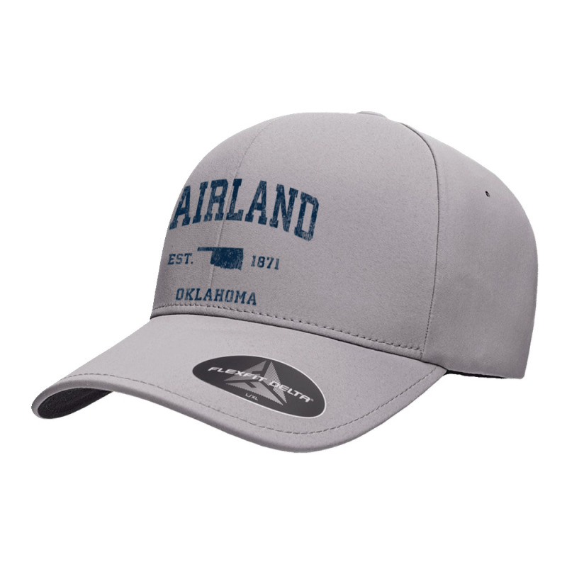 Fairland Oklahoma Ok Vintage Athletic Navy Sports Design Seamless Cap by Color | Artistshot