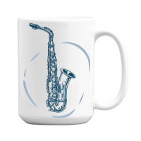 Saxophone 15 Oz Coffee Mug | Artistshot