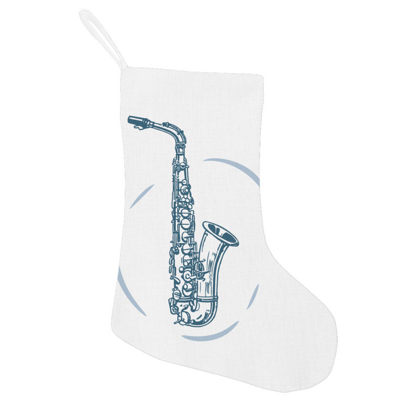 Saxophone Holiday Stocking | Artistshot