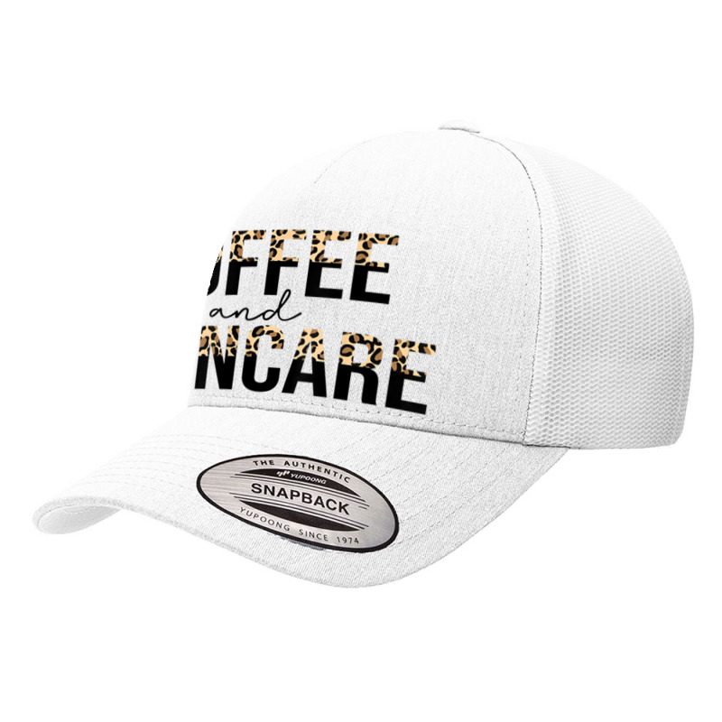 Coffee And Skincare Leopard Esthetician Skincare Yupoong Trucker Cap | Artistshot