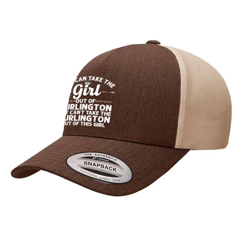 Girl Out Of Burlington Wi Wisconsin Gift Funny Home Root Usa Sweatshir Yupoong Trucker Cap | Artistshot