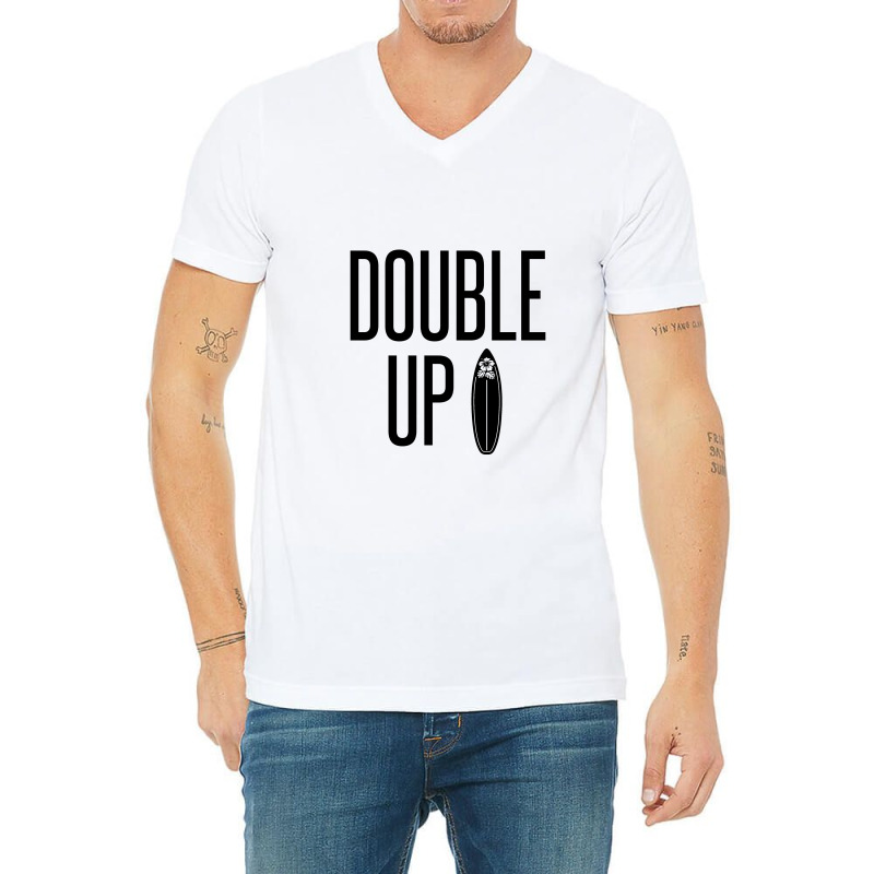 Double Up V-Neck Tee by Perfect Designers | Artistshot