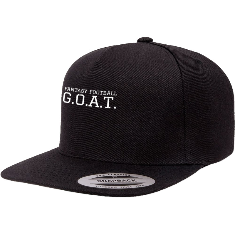 Fantasy Football Goat League Champion Champ Winner 5 Panel Snapback Cap | Artistshot