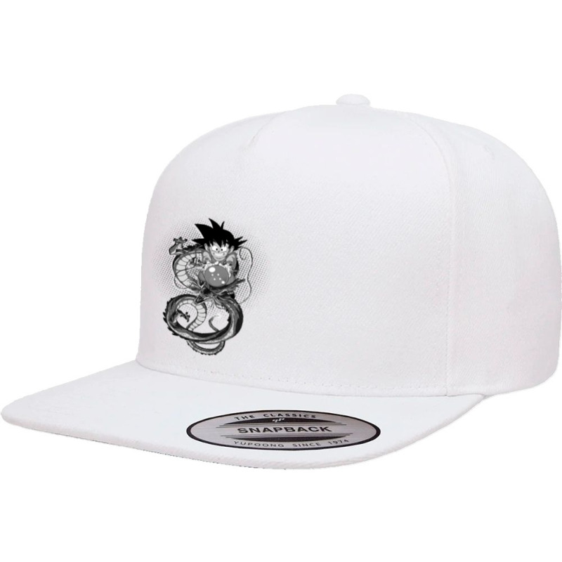 Dragon Goku Silhouette 5 panel snapback cap by Ha Thu | Artistshot