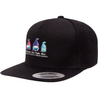 Gnome One Fights Alone Dissociative Identity Disorder T Shirt 5 Panel Snapback Cap | Artistshot