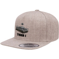 Tiger I German Heavy Tank Ww2 Military Panzerkampfwagen 5 Panel Snapback Cap | Artistshot