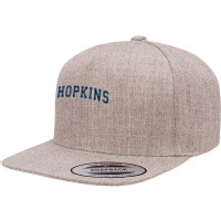 Hopkins Minnesota Mn Vintage Sports Design Navy Design Long Sleeve T S 5 Panel Snapback Cap | Artistshot