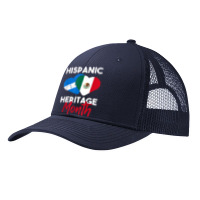 Latin Honduras Mexico Flag Heart Hispanic Heritage Month T Shirt Pa Trucker Cap | Artistshot