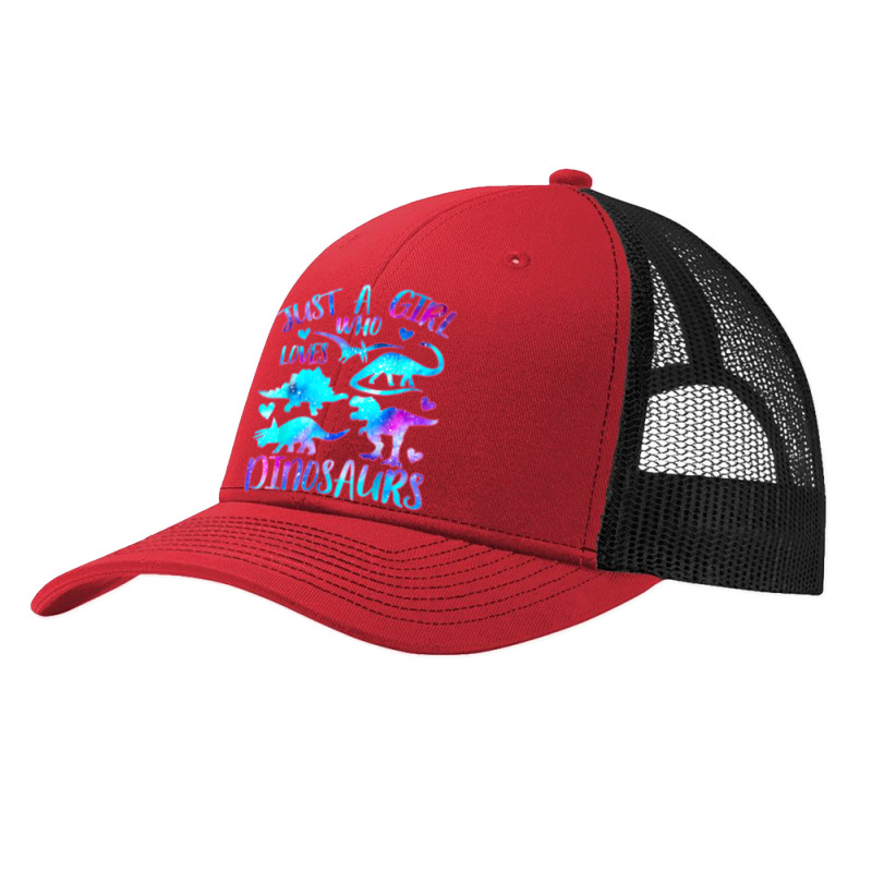 Just A Girl Who Loves Dinosaurs  Dinosaur Theme Teen Girls Pa Trucker Cap by Juan-Design | Artistshot