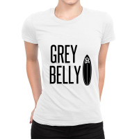 Grey Belly Ladies Fitted T-shirt | Artistshot