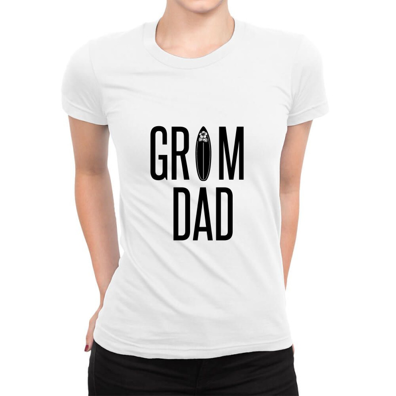 Grom Dad Ladies Fitted T-shirt | Artistshot