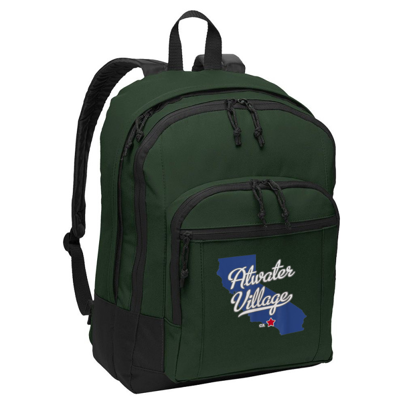 Atwater Village California Los Angeles Ca Map T Shirt Basic Backpack | Artistshot