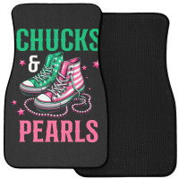 Chucks And Pearls Front Car Mat | Artistshot