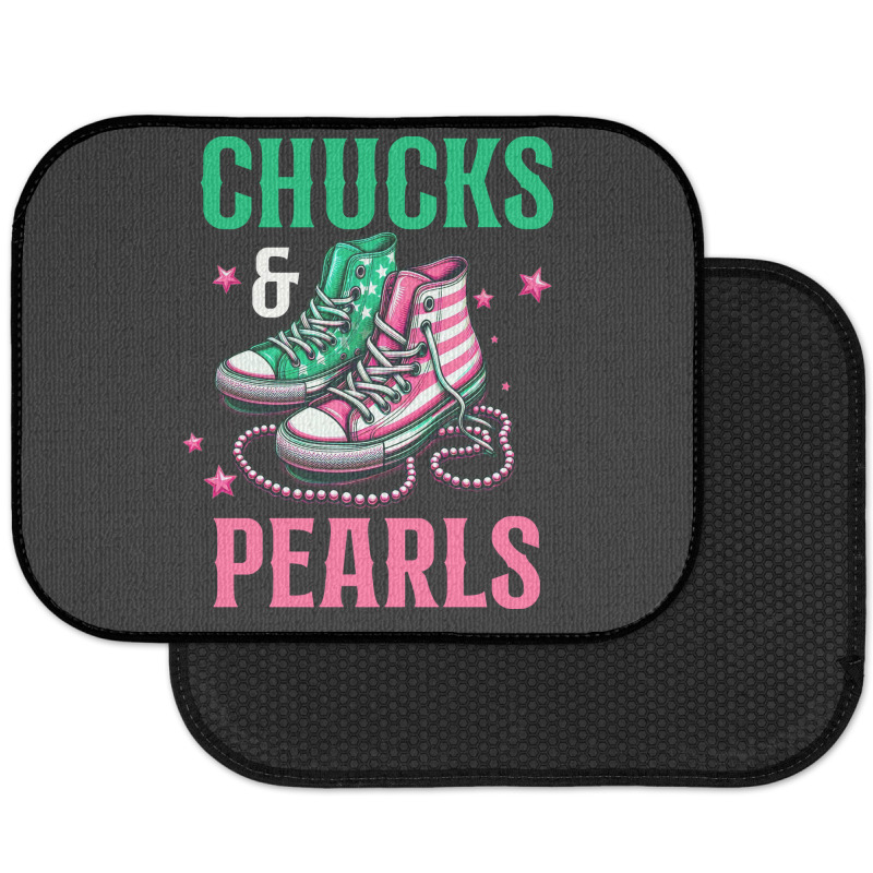 Chucks And Pearls Rear Car Mat | Artistshot