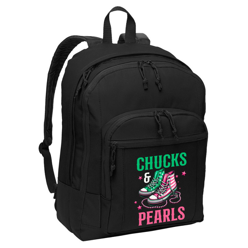 Chucks And Pearls Basic Backpack | Artistshot