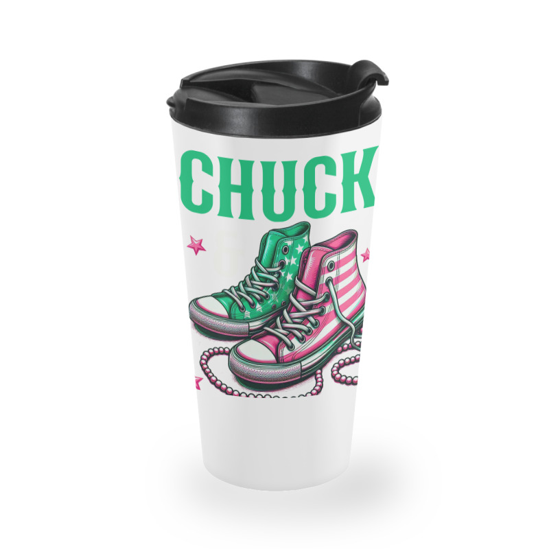 Chucks And Pearls Travel Mug | Artistshot