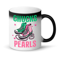 Chucks And Pearls Magic Mug | Artistshot