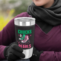 Chucks And Pearls Leatherette Tumbler | Artistshot