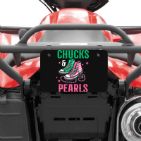 Chucks And Pearls Atv License Plate | Artistshot