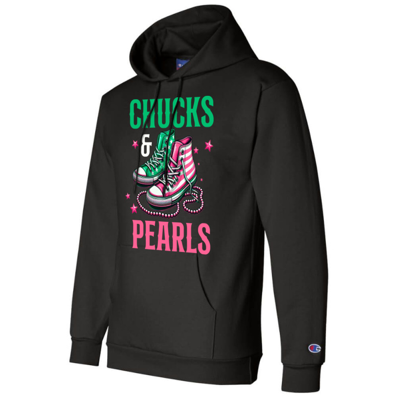 Chucks And Pearls Champion Hoodie | Artistshot