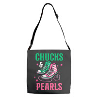 Chucks And Pearls Adjustable Strap Totes | Artistshot