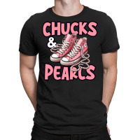 Chucks And Pearls T-shirt | Artistshot