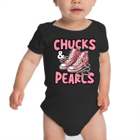 Chucks And Pearls Baby Bodysuit | Artistshot