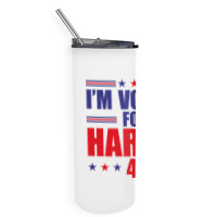 I'm Voting For Harris Skinny Tumbler | Artistshot