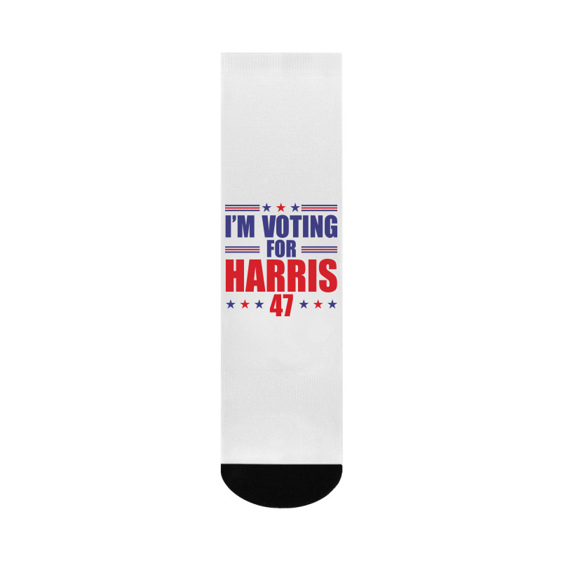 I'm Voting For Harris Crew Socks | Artistshot