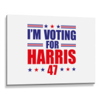 I'm Voting For Harris Metal Print Horizontal | Artistshot