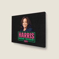 Harris Madam President Landscape Canvas Print | Artistshot