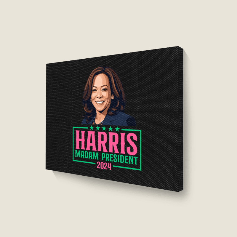 Harris Madam President Landscape Canvas Print | Artistshot