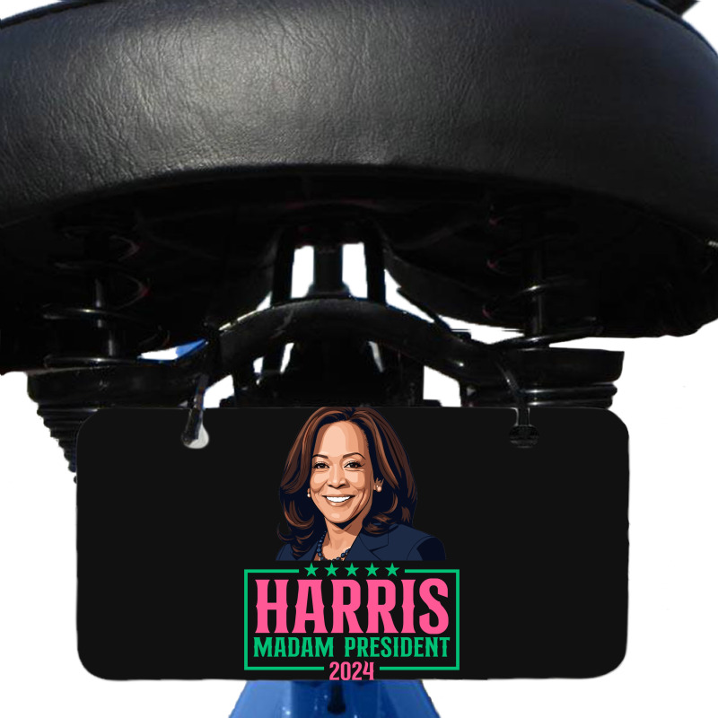 Harris Madam President Bicycle License Plate | Artistshot