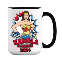 Kamala Harris Wonder Women 15 Oz Coffee Mug | Artistshot