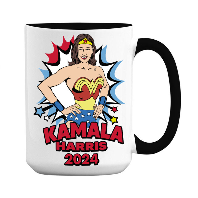 Kamala Harris Wonder Women 15 Oz Coffee Mug | Artistshot