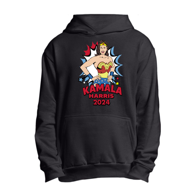 Kamala Harris Wonder Women Urban Pullover Hoodie | Artistshot