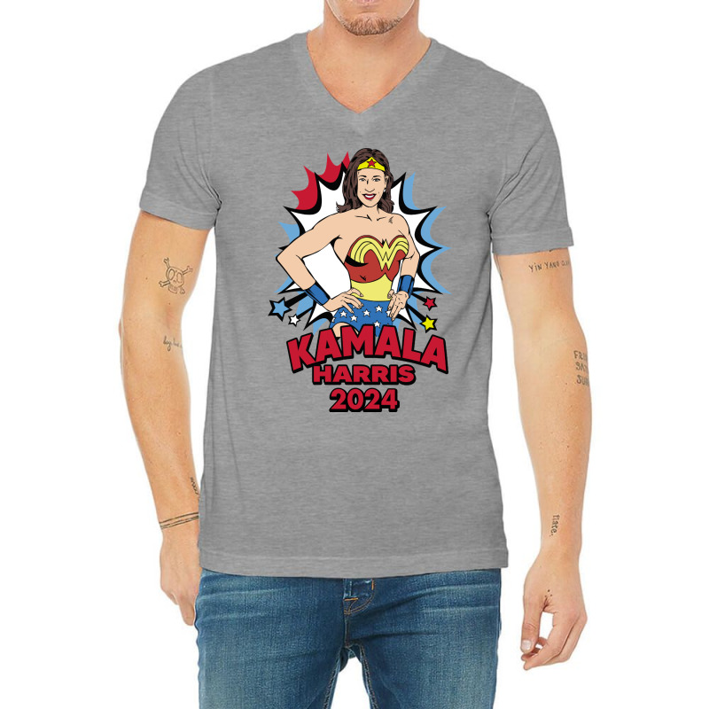 Kamala Harris Wonder Women V-neck Tee | Artistshot