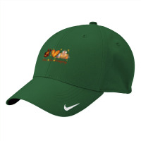 Peace Love Thanksgiving Autumn Season Pumpkin Coffee Lover T Shirt Nike Dri-fit Cap | Artistshot