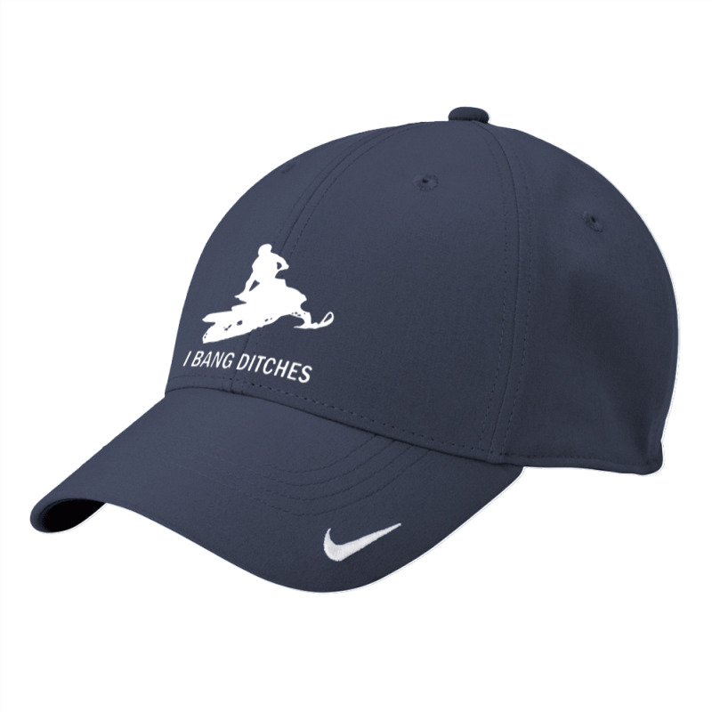 I Bang Ditches Snowmobile Nike Dri-fit Cap | Artistshot