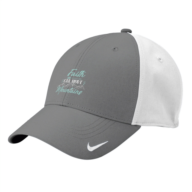 Faith Can Move Mountains Bible Verse Holy Religious Week Women My Favo Nike Dri-fit Cap | Artistshot