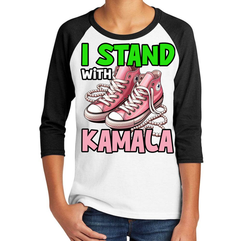 I Stand With Kamala Youth 3/4 Sleeve | Artistshot