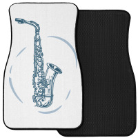 Saxophone Front Car Mat | Artistshot