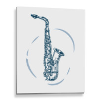 Saxophone Metal Print Vertical | Artistshot