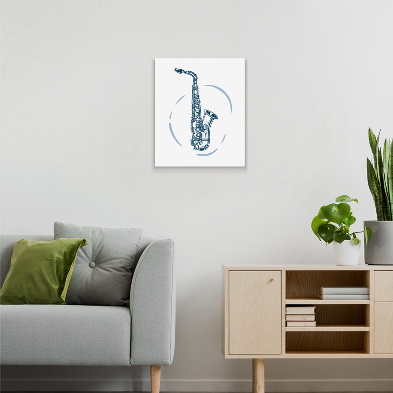 Saxophone Metal Print Vertical | Artistshot