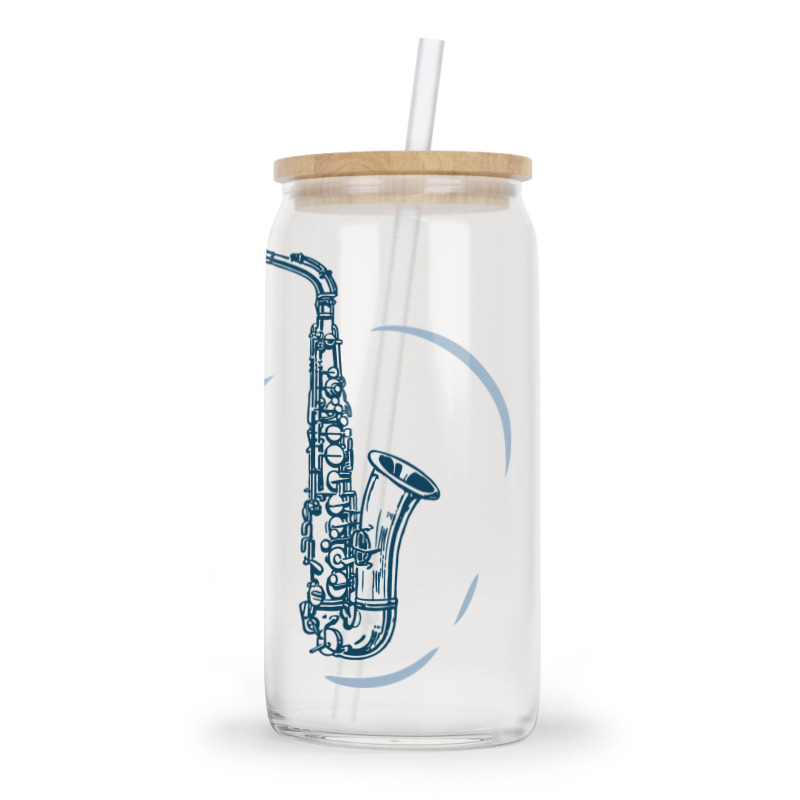 Saxophone Glass Tumbler | Artistshot