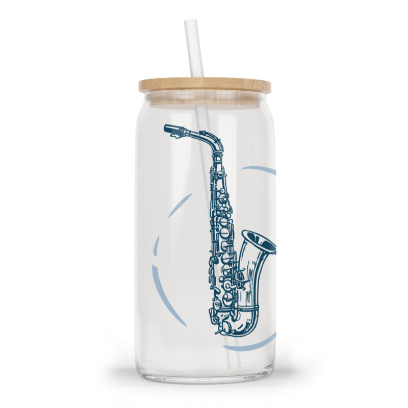 Saxophone Glass Tumbler | Artistshot